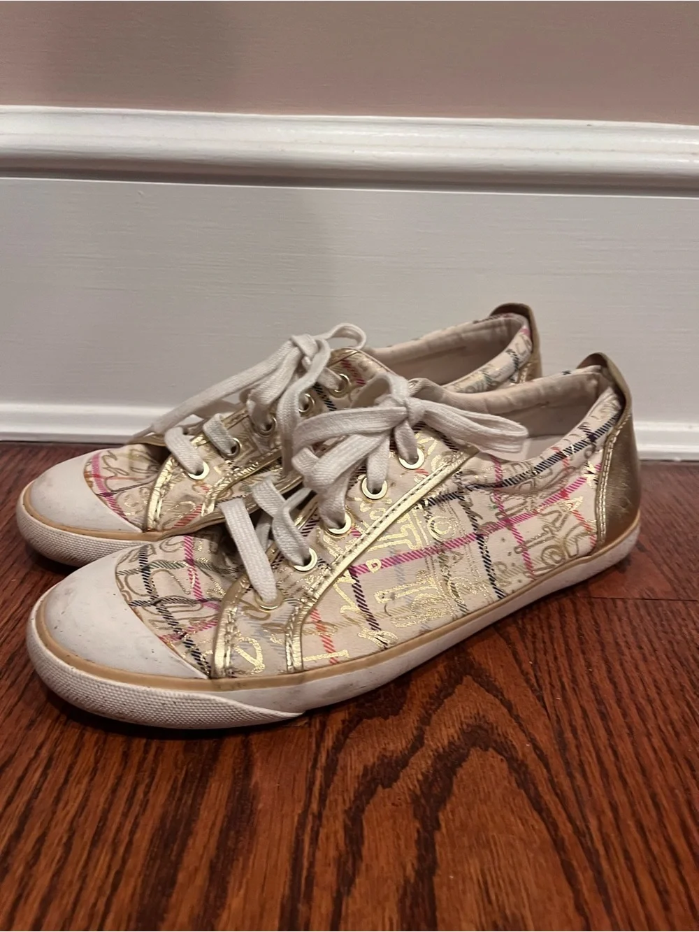 Coach Lowline Signature Canvas Sneakers size 9 B